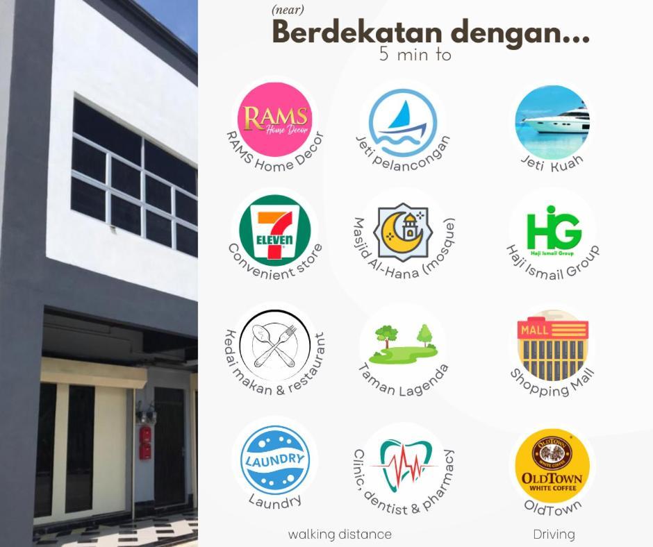 Adina Homestay Langkawi ~Spacious Homestay~ Kuah Exterior foto